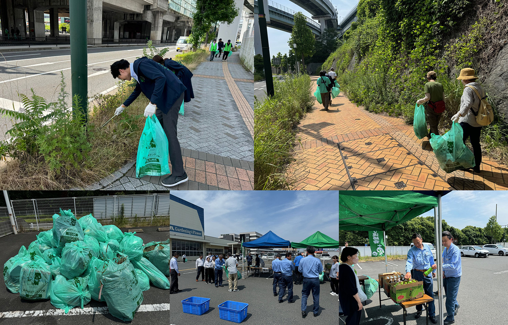 社長公認・堂々ごみ拾い